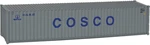 Scenemaster Ho Scale Model Of China Ocean Shipping Chevron 40' Corrugated Contai. Fixed Price $48.05.