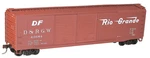 Accurail Ho 50' Steel Double-door Boxcar Rio Grande D&rgw #63684 52051. Fixed Price $19.98.