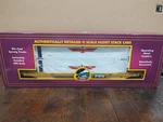 Mth Electric Trains Scale Husky Stack Containers & Flatbed Ap #20-9501L Nib. Fixed Price $68.99.