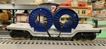 Lionel 6-16326 Santa Fe Recessed Flatcar With Cable Reels Nib. Fixed Price $30.00.