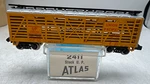 Atlas Scale Train 2411 Stock / Cattle Car Union Pacific Up 291259 Freight. Fixed Price $11.99.
