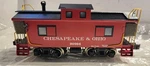 Right Of The Way Gauge Smoking Caboose Chesapeake & Ohio #90964 3 Rail. Fixed Price $399.99.