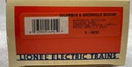 Lionel #6-16251 Columbus & Greenville Boxcar With Original. Fixed Price $25.00.