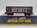 S-gauge Lionel American Flyer 6-48823 Hershey's Chocolate Woodside Reefer Nib. Fixed Price $59.99.