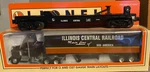 Lionel Gauge Limited Edition Illinois Central Flatcar With Ic Tractor Trailer. Fixed Price $75.45.