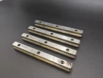 4 Piece Rexroth 7873 Linear Bearing Rail Guide 15Q02 6.25" Surface Rust. Fixed Price $65.00.