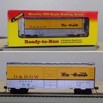 Roundhouse 20504 Scale 40' Aar Superior Door Box Car D&rgw 69676 .. New. Fixed Price $25.64.