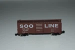 Scale Atlas Soo Line 40' Single Door Boxcar 47480 C13830. Fixed Price $9.99.