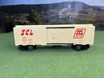 Williams Train Freight Car 40 Box #57 Scl Seaboard Coast Line Scale Lnib. Fixed Price $28.00.