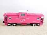 Mth Railking 30-77408 Cancer Awareness Extended Vision Caboose. Fixed Price $155.00.