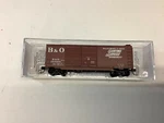 Micro Trains #023 00 410 Scale "b&o" 40' Double Door Std. Boxcar Rd. #294201. Fixed Price $22.95.