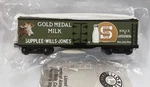 Lionel Scale General American Milk Box Car Supplee 6-17378 #4 Gold Medal. Fixed Price $50.00.