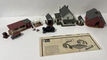 Revell Farm House Barn Stable 1958 Car 1966 Set. Fixed Price $44.24.