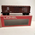 Lionel 6-9704 Norfolk & Western Box Car. Fixed Price $13.95.