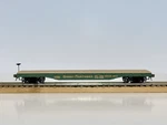 Ho Scale Flat Car Mantua Green And Tan Great Northern 42953 -- Load. Fixed Price $21.00.