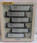 Walthers Gold Line RD4 Coal Hopper 6 Pack Bnsf Power Bar 932-7838. Fixed Price $150.00.