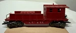 Marx 4590 At&sf Deluxe Plastic Work Caboose - Tuscan Brown 8 Wheel. Fixed Price $30.00.