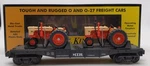 Mth 30-7642 Gauge Farm Transportation Flat Car With Ertl Case Tractors Ln/box. Fixed Price $39.59.