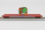 Scale Micro Trains 13900250 70' Warren Circus Flat Car W/ Wagon Ringling Bros. Fixed Price $39.89.