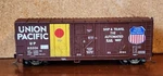 Union Pacific Railroad 40' Double Plug Door Boxcar 113321 Athearn Ho Scale. Fixed Price $9.95.