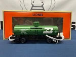 Lionel Burlington Northern #977100 8000 Gallon Single Dome Tank Car 6-81080. Fixed Price $64.99.