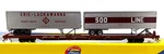 Ho Athearn 92617 85' Flat Car With 40' Trailers Soo Line # 5709. Fixed Price $69.99.