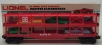 Lionel 6-9281 Sante Fe Auto Carrier W/load #9281 Ln/box. Fixed Price $21.99.