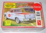 Amt Coca-cola '55 Chevrolet Cameo Pickup Truck W/ Vending Machine Model Kit 1955. Fixed Price $14.99.