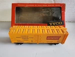 Vintage Tyco Ho Scale Refrigerator Car Armour T329C:249 Yellow Train Model. Fixed Price $9.99.