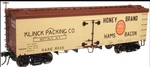 Atlas 3001417-2 Klinck Packing Company 36' Wood Reefer CAR-#8026 New. Fixed Price $99.99.