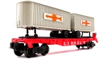 Lionel 6430 Piggy Back Flat Car W/ Trailers Excellent Condition INV893 Su BOX8. Fixed Price $60.00.