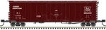 Atlas Scale 50' Ga Rbl Plug-door Rock Island (boxcar Red/white) #6551. Fixed Price $27.99.