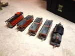 Lionel Standard Coal Train 318E 516 Red/black Caboose 50/50. Fixed Price $989.99.