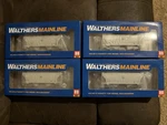 Walthers Scale 3281 Trinity HOPPERS/4-PACK Tilx Up Bnsf Cn Cp Kcs. Fixed Price $190.00.