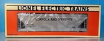 CB37: Lionel No. 6-17109 Gauge Norfolk & Western Hopper Car New. Fixed Price $24.95.
