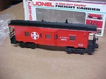1985 Lionel O/027 Gauge # 6-9274 Santa Fe Bay Window Caboose Box. Fixed Price $20.00.