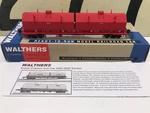 Walthers Scale Santa Fe Cushion Coil Car Angled Hoods #91906 932-3821 Rtr. Fixed Price $39.95.