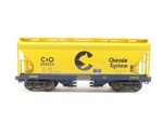 Mth 20-97422 Chessie 2-BAY Centerflow Hopper Car #605524 Ln. Fixed Price $72.00.