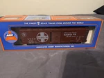 Ahm 7303B Santa Fe Boxcar With Scale. Fixed Price $14.99.