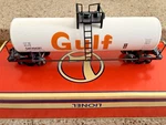 Lionel 6-17915 Gauge Gulf Unibody Tank Car #84381. Fixed Price $35.00.