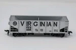 Tyco Virginian #2106 2-BAY Hopper 330F:300 Silver Vintage. Fixed Price $13.45.