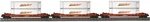 Mth Railking O Trains Bnsf 3-CAR Husky Stack Set 30-70127. Fixed Price $227.00.