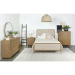 Arini 5-PIECE Eastern King Bedroom Set Cream Sand Wash. Fixed Price $3723.12.