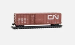 Micro-trains Mtl N-scale 50' Rib Side Box Car Canadian National #553835. Fixed Price $27.79.