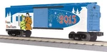Mth Railking 30-74781 Gauge Boxcar Happy New Year 2015. Fixed Price $49.99.