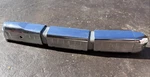 Schylling Streamliner Chrome Plated Tin Wind Up Three Car Train (has Key) Litho. Fixed Price $12.00.