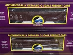 Mth Premier 20-95536 New York Central Gondola W/ Cover O-scale (2-PACK). Fixed Price $137.50.