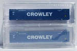 Crowley. Scale. 2 X 53' Corrugated Containers. Micro Trains Line. New.. Fixed Price $42.29.