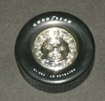 One 1/18 Scale Goodyear Polyglas Tire 1970 Challenger 'cuda Wheel - Ertl. Fixed Price $7.49.