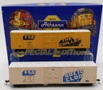 Athearn 2304 Ho Fge 57' Reefer Cars -assembled (set 2) Ex/box. Fixed Price $26.39.